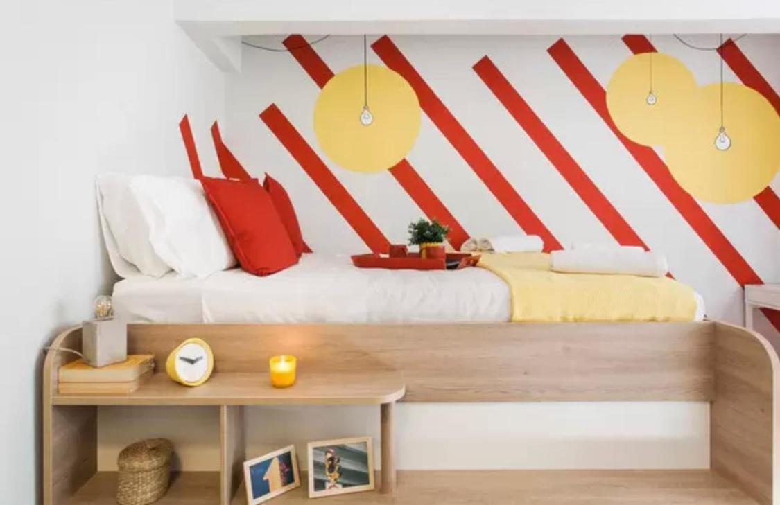 Colorful Apartment In Athena Bagian luar foto